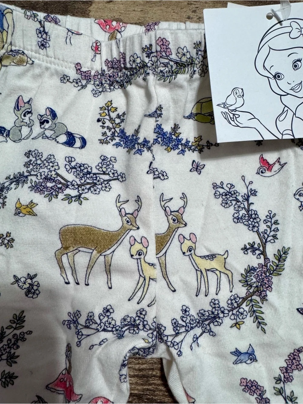 Disney Baby Gap Snow White 3pk bodysuit with matching pants 3-6 months NWT